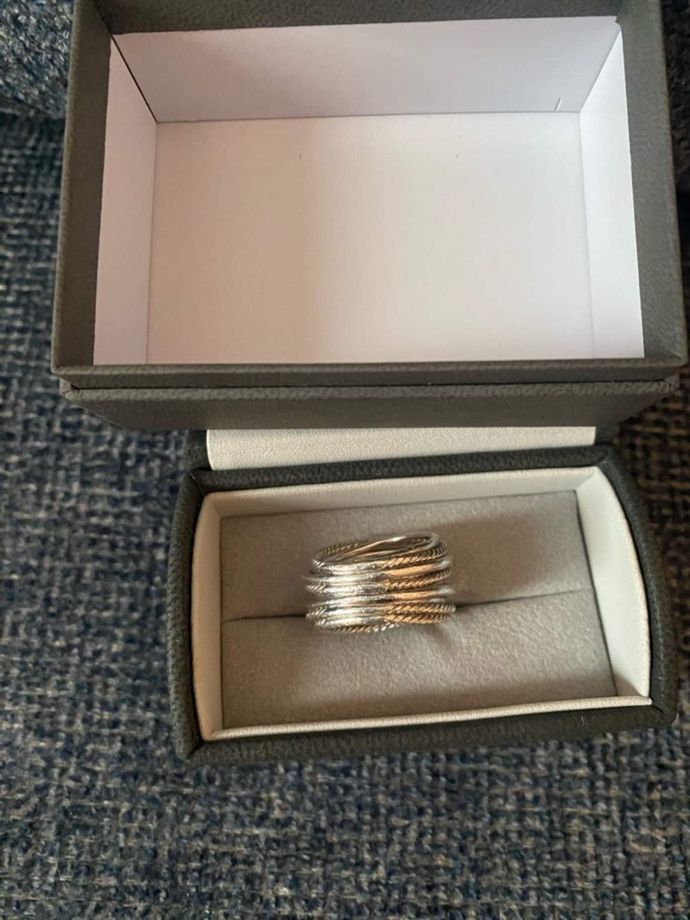 David Yurman
Crossover Wide Ring with Diamonds and Silver, 18mm - Picture 9 of 14